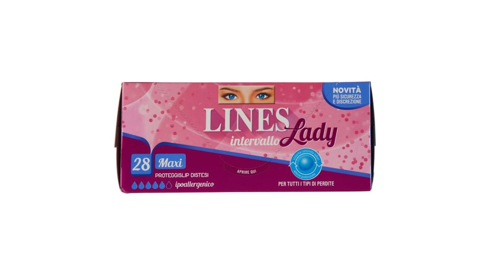 Intervallo Lady Maxi Proteggislip Distesi 28 Pz