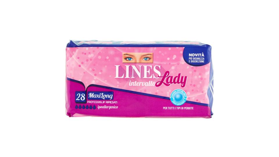 Intervallo Lady Maxilong Proteggislip Ripiegati 28 Pz