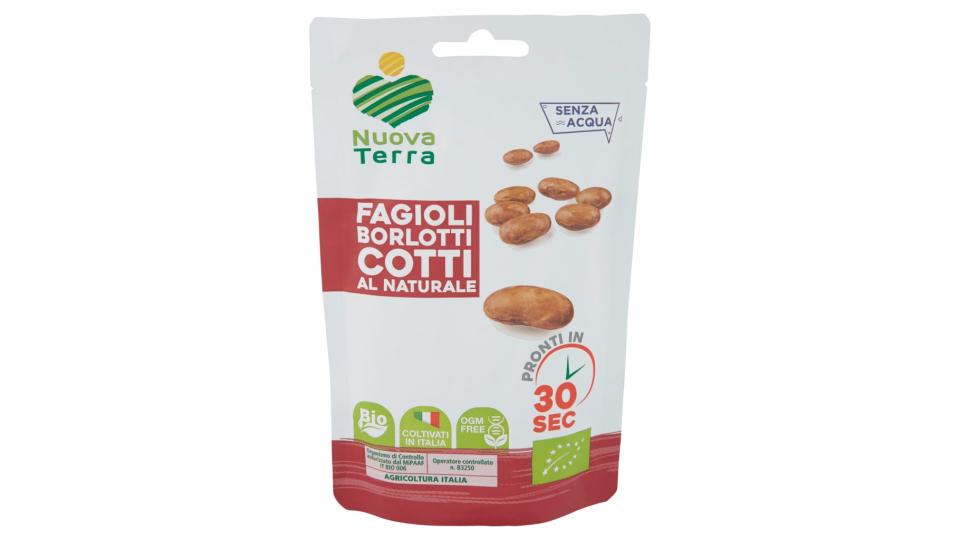 Fagioli Borlotti Cotti al Naturale Bio